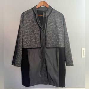 Lululemon Cocoon Car Coat Coco Pique Black Size Medium